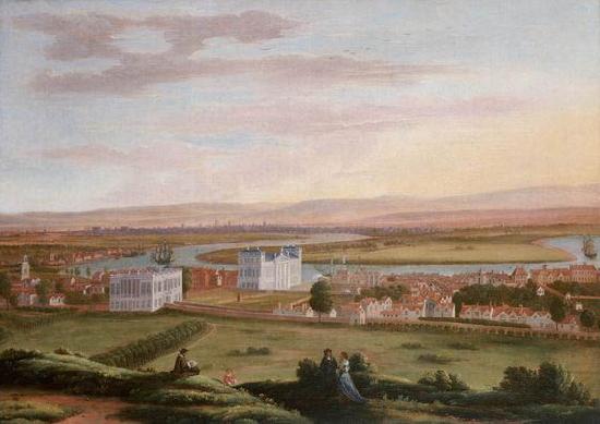 Hendrick Danckerts A View of Greenwich and the Queen's House from the South-East China oil painting art